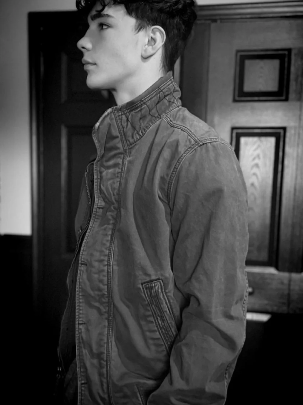 Authentic Vintage Abercrombie & Fitch Wakely Jacket Men's M Y2K Distressed Moto